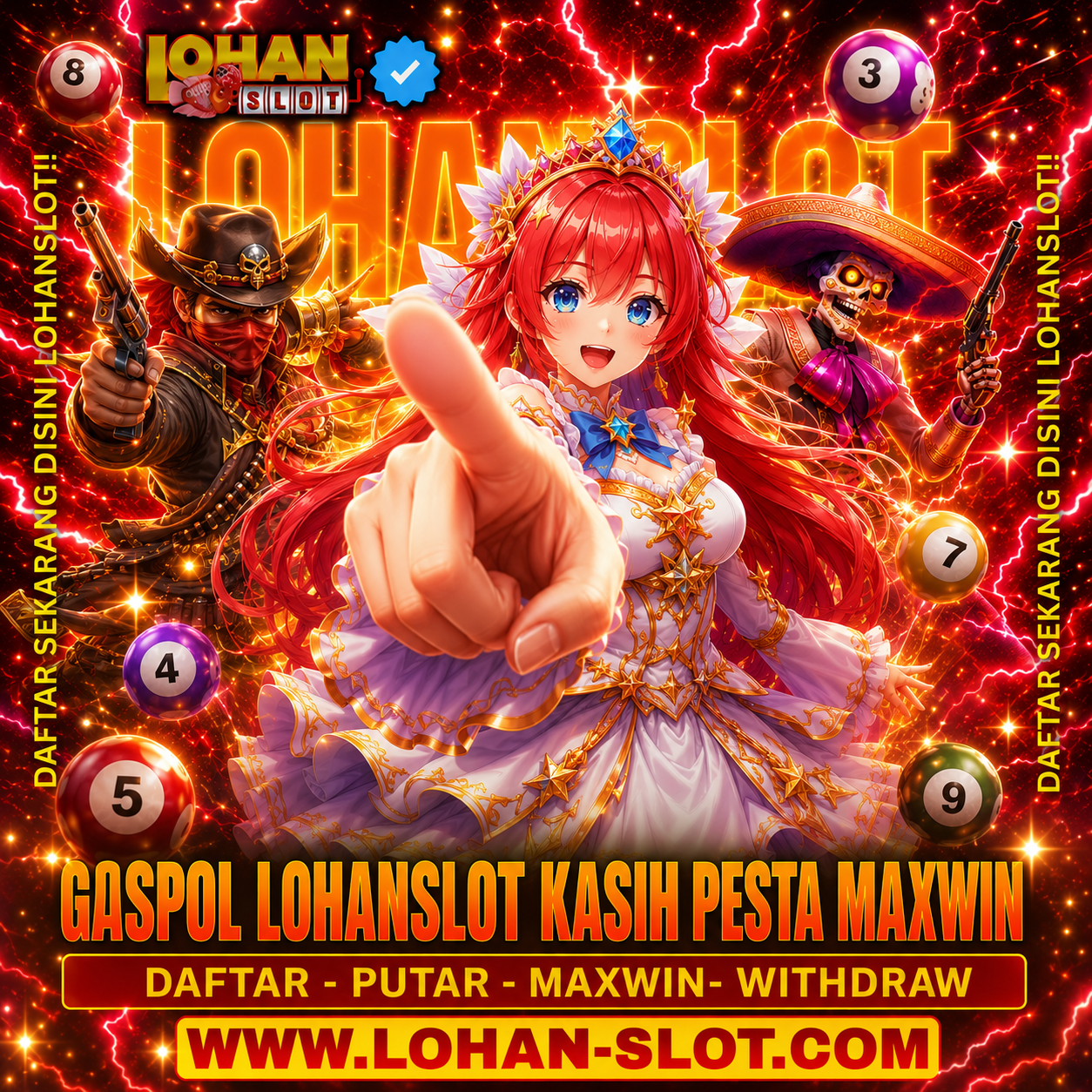 LOHANSLOT berikan pesta maxwin setiap hari tanpa batas